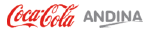 Logotipo Coca-Cola Andina, reforçando tradição e excelência em soluções para o setor.