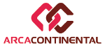 Logotipo Arca Continental, demonstrando parceria estratégica no fornecimento de tecnologia industrial.